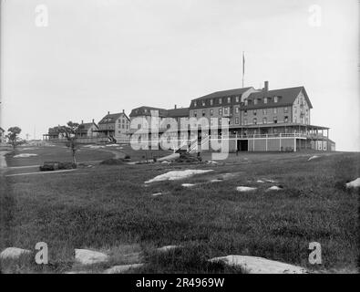 Oceanic Hotel and cottages, Star Island, Isles of Shoals, N.H., entre 1900 et 1906. Banque D'Images