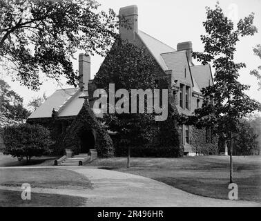 Bibliothèque de divinité [School], Harvard College, entre 1900 et 1906. Banque D'Images