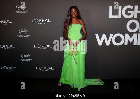 Antibes, France. 26th mai 2023. CANNES - 26 MAI : Prix Karidja Touré les lumières sur les femmes par l'Oréal Paris tapis rouge lors du Festival de Cannes 76th sur 26 mai 2023 à Cap-Eden-Roc à Antibes, France. (Photo de Lyvans Boolaky/ÙPtertainment/Sipa USA) crédit: SIPA USA/Alay Live News Banque D'Images