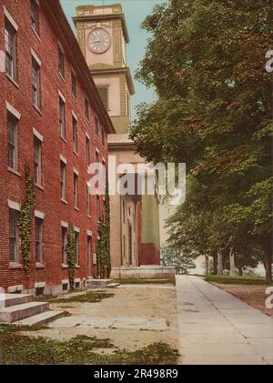 Chapelle et dortoir, Collège Amherst, c1901. Banque D'Images