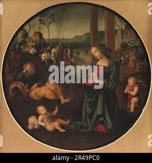La Sainte famille, 1465-1523. Banque D'Images