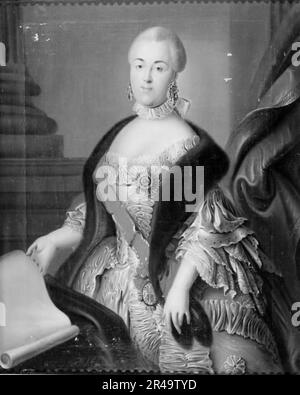 Épouse de Carl Peter Ulrick, Sofia Augusta; Catherine II de Russie, 1761. Banque D'Images