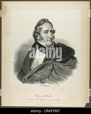 Thomas Benton, sénateur du Missouri, c. 1840. Banque D'Images