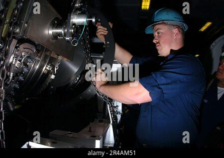 US Navy Aviation Machinist Mate Banque D'Images