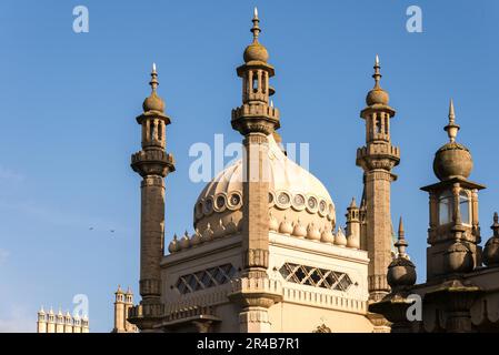 Vue sur le Royal Pavilion à Brighton Banque D'Images