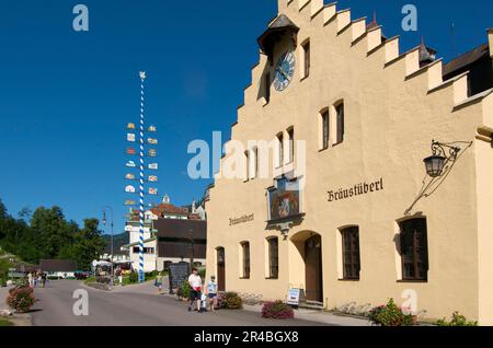 Braeustueberl à Hohenschwangau, Fuessen, Allgaeu, Bavière, Allemagne Banque D'Images