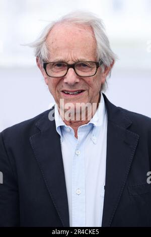 Cannes, France. 27th mai 2023. Ken Loach participe à la photocall « le vieux chêne » lors du festival annuel de Cannes 76th au Palais des Festivals sur 27 mai 2023 à Cannes, France. Credit: Abaca Press/Alay Live News Banque D'Images