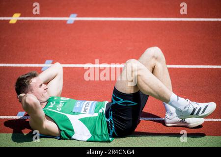 Gotzis, Autriche. 27th mai 2023. Le Belge Niels Pittomvils est vu à l'épreuve de décathlon masculin le premier jour de la Hypo-Meeting, IAAF World Combined Events Challenge, dans le stade Mosle à Gotzis, Autriche, le samedi 27 mai 2023. BELGA PHOTO JASPER JACOBS crédit: Belga News Agency/Alay Live News Banque D'Images