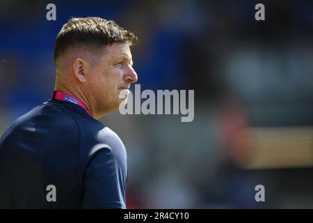 York, Angleterre - 26th mai 2023 - Allan Coleman entraîneur en chef de Swinton Lions Rugby League Summer Bash, Widnes Vikings vs Swinton Lions au STADE COMMUNAUTAIRE LNER, York, Royaume-Uni Banque D'Images