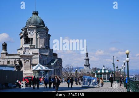 Musée du fort et terrasse Dufferin, Québec, Canada Banque D'Images