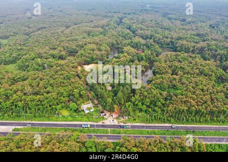 Gazipur, Bangladesh - 25 mai 2023 : le parc national Bhawal est une réserve naturelle et le parc national du Bangladesh. Chaque endroit de ce jardin couvert W Banque D'Images