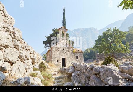 Ascension de la forteresse de Kotor à Kotor, au Monténégro Banque D'Images