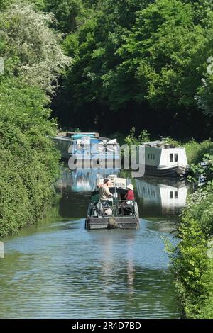 Le canal du charbon du vieux somerset Monkton Combe près de Bath, Royaume-Uni Banque D'Images