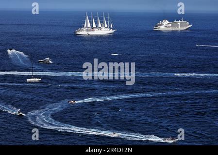 Monte Carlo, Monaco. 27th mai 2023. Bateaux dans le port de Monaco. Championnat du monde de Formule 1, route 7, Grand Prix de Monaco, samedi 27th mai 2023. Monte Carlo, Monaco. Crédit : James Moy/Alay Live News Banque D'Images