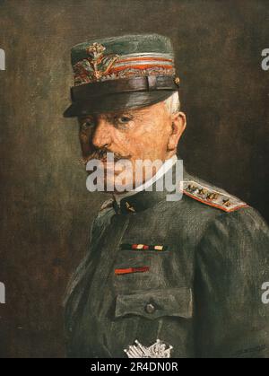 ''le général Cadorna; commandant en chef des armees Italiennes', 1915. De "l'Album de la guerre 1914-1919: Volume I" [l'Illustration, Paris, 1926]. Banque D'Images