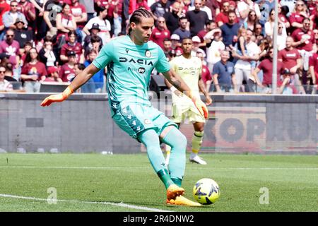 Salerno, Italie. 27th mai 2023. Marco Silvestri joueur d'Udinese, pendant le match de la série italienne Une ligue entre Salerntana vs Udinese résultat final, Salerntana 2, Udinese 2, match joué au stade Arechi. Crédit: Vincenzo Izzo/Alamy Live News Banque D'Images