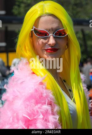 Londres, Royaume-Uni. 27th mai 2023. Les fans et les visiteurs du Comic con London se réunissent à Excel London pour la célébration de 3 jours du cosplay et de la culture populaire dans des tenues et des costumes amusants. Credit: Imagetraceur/Alamy Live News Banque D'Images