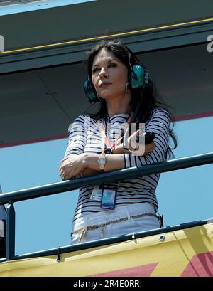 Monte Carlo, Monaco. 27th mai 2023. 27 mai 2023, circuit de Monaco, Monte Carlo, Formule 1 Grand Prix Monaco 2023, dans la photo actrice Catherine Zeta-Jones crédit: dpa/Alay Live News Banque D'Images