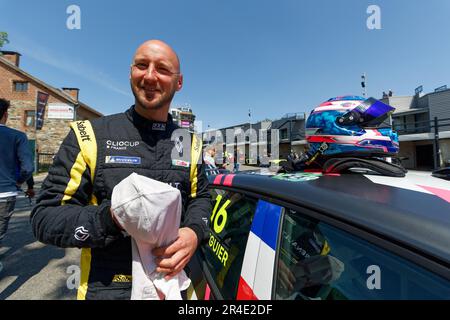 Francorchamps, Belgique. 27th mai 2023. VIGUIER Lionel FRA, T2CM, Clio Cup Series, portrait de la manche 4th de la Clio Cup Europe 2023, de 26 mai à 28, 2023 sur le circuit de Spa-Francorchamps, à Francorchamps, Belgique - photo Alexandre Guillermot/DPPI crédit: DPPI Media/Alamy Live News Banque D'Images