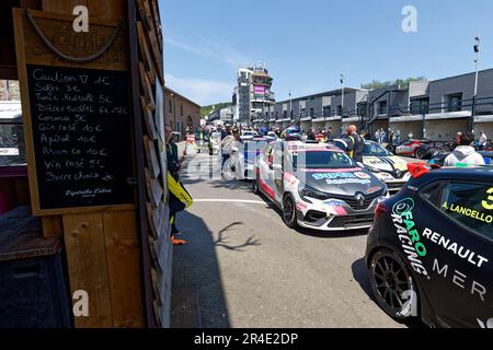 Francorchamps, Belgique. 27th mai 2023. Ambiance pendant la manche 4th de la Clio Cup Europe 2023, de 26 mai à 28, 2023 sur le circuit de Spa-Francorchamps, à Francorchamps, Belgique - photo Alexandre Guillermot/DPPI crédit: DPPI Media/Alamy Live News Banque D'Images