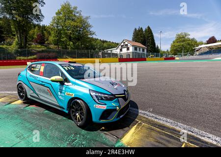 Francorchamps, Belgique. 27th mai 2023. 113 SHIMPF Adrian ESP, Concours AST, Clio Cup Series, action pendant le tour 4th de la Clio Cup Europe 2023, de 26 mai à 28, 2023 sur le circuit de Spa-Francorchamps, à Francorchamps, Belgique - photo Alexandre Guillermot/DPPI crédit: DPPI Media/Alamy Live News Banque D'Images