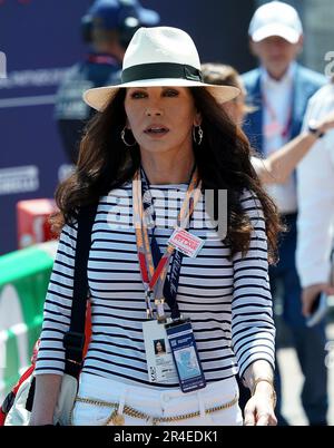 Monte Carlo, Monaco. 27th mai 2023. 27 mai 2023, circuit de Monaco, Monte Carlo, Formule 1 Grand Prix Monaco 2023, dans la photo actrice Catherine Zeta-Jones crédit: dpa/Alay Live News Banque D'Images