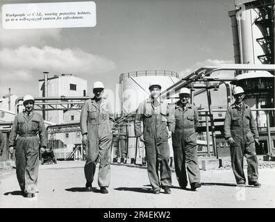 Ouverture officielle de l'usine de production de carbide et d'acétylène à Maydown, près de Londonderry, en Irlande du Nord, sur 15 juin 1960. Carbide Industries Limited faisait partie du British Oxygen Group of Companies. Banque D'Images