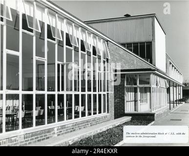 Ouverture officielle de l'usine de production de carbide et d'acétylène à Maydown, près de Londonderry, en Irlande du Nord, sur 15 juin 1960. Carbide Industries Limited faisait partie du British Oxygen Group of Companies. Banque D'Images