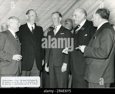 Ouverture officielle de l'usine de production de carbide et d'acétylène à Maydown, près de Londonderry, en Irlande du Nord, sur 15 juin 1960. Carbide Industries Limited faisait partie du British Oxygen Group of Companies. Banque D'Images