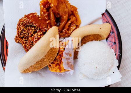 Pâtisseries marocaines traditionnelles. Melilla, Ciudad Autónoma de Melilla, Espagne, África, UE. Banque D'Images