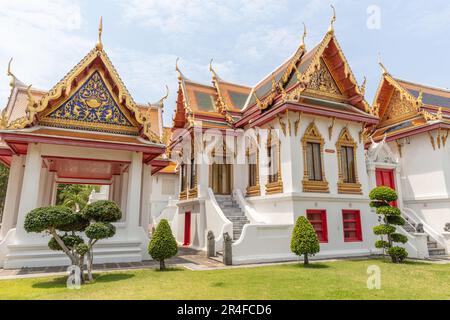 Wat Benchamabophit Dusitvanaram (Temple de marbre), temple bouddhiste (wat) à Bangkok, Thaïlande Banque D'Images