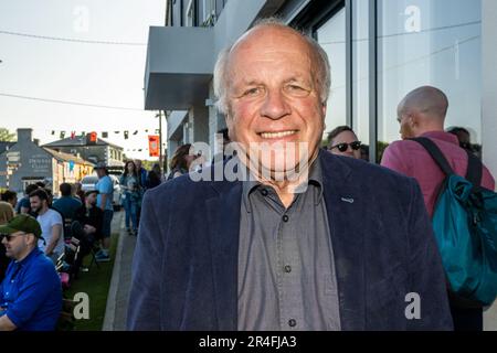 Schull, West Cork, Irlande. 27th mai 2023. Fastnet film Festival se tiendra à Schull du 24th au 28th mai. Au festival du samedi 27th mai, Greg Dyke, ancien directeur général de la BBC. Crédit : AG News/Alay Live News. Banque D'Images