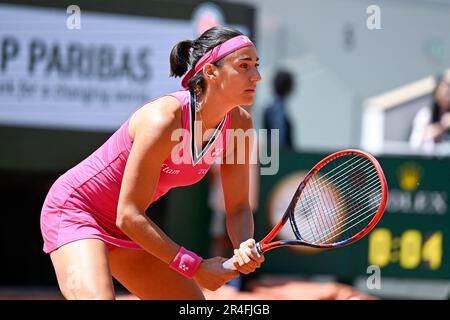 Paris, France. 27th mai 2023. Caroline Garcia lors de l'Open de France, tournoi de tennis Grand Chelem sur 27 mai 2023 au stade Roland-Garros à Paris, France. Photo de Victor Joly/ABACAPRESS.COM crédit: Abaca Press/Alay Live News Banque D'Images