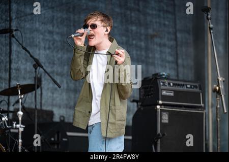 Warrington, Royaume-Uni. 27th mai 2023. Reignmaker perfom le jour 1 du Festival 2023 de la semaine de la NBHD de Warrington, crédit : Gary Mather/Alamy Live News Banque D'Images