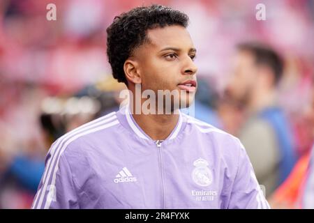 Séville, Espagne. 27th mai 2023. Rodrygo du Real Madrid vu pendant le match LaLiga Santander entre Sevilla FC et Real Madrid à l'Estadio Ramon Sanchez Pizjuan à Séville. (Crédit photo : Gonzales photo/Alamy Live News Banque D'Images