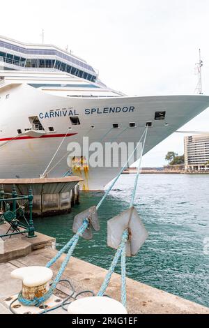 Carnival Splendor, magasin de paquebots de croisière amarré au terminal des passagers d'outre-mer, Circular Quay, Sydney, Nouvelle-Galles du Sud, Australie Banque D'Images