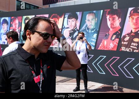 MASSA Felipe (BRA), ancien pilote F1, portrait lors du Grand Prix de Formule 1 de Monaco. , . Championnat du monde de Formule un de 26 mai à 28, 2023 sur le circuit de Monaco, à Monaco - photo Florent Gooden/DPPI crédit: DPPI Media/Alamy Live News Banque D'Images