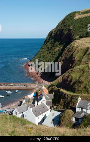 Fischerdforf, Pennan, Aberdeenshire, Écosse, Royaume-Uni Banque D'Images