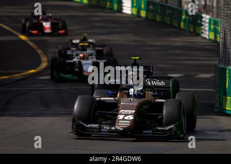 16 NISSANY Roy (isr), course de PHM par Charouz, Dallara F2, action lors de la manche 5th du Championnat de Formule 2 de la FIA 2023 de 26 mai à 28, 2023 sur le circuit de Monaco, à Monaco - photo Julien Delfosse / DPPI Banque D'Images