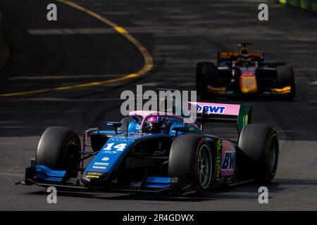 14 DOOHAN Jack (aus), Uni-Virtuosi Racing, Dallara F2, action lors de la ronde 5th du Championnat de Formule 2 de la FIA 2023 de 26 mai à 28, 2023 sur le circuit de Monaco, à Monaco - photo Julien Delfosse / DPPI Banque D'Images