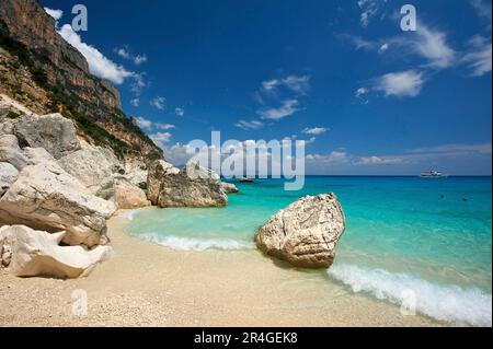 Cala Goloritze, Parc National et de, Golfo di Orosei, Parco Nazionale del Gennargentu e Golfo di Goloritze, Sardaigne, Italie Banque D'Images