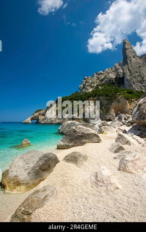 Cala Goloritze, Parc National et de, Golfo di Orosei, Parco Nazionale del Gennargentu e Golfo di Goloritze, Sardaigne, Italie Banque D'Images