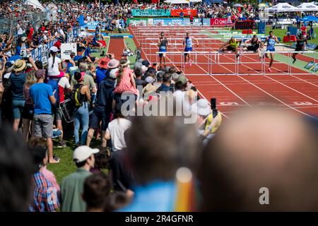 Gotzis, Autriche. 28th mai 2023. L'illustration montre l'événement de décathlon masculin le deuxième jour de la Hypo-Meeting, IAAF World Combined Events Challenge, dans le stade Mosle à Gotzis, Autriche, dimanche 28 mai 2023. BELGA PHOTO JASPER JACOBS crédit: Belga News Agency/Alay Live News Banque D'Images