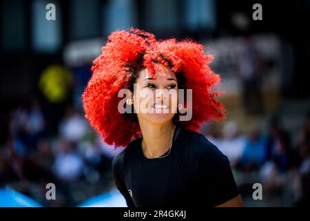 Gotzis, Autriche. 28th mai 2023. US' Taliyah Brooks est vu à l'épreuve d'heptathlon féminin le deuxième jour de la Hypo-Meeting, IAAF World Combined Events Challenge, dans le stade de Mosle à Gotzis, Autriche, le dimanche 28 mai 2023. BELGA PHOTO JASPER JACOBS crédit: Belga News Agency/Alay Live News Banque D'Images