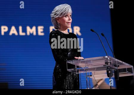 Jane Fonda BEI der Preisverleihung auf dem Festival de Cannes 2023 / 76. Internationale Filmfestspiele von Cannes am Palais des Festivals. Cannes, 27.05.2023 Banque D'Images