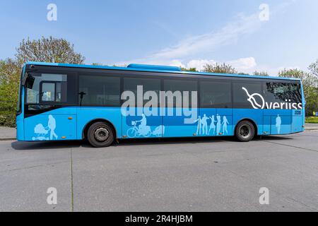 OV Regio Ijsselmond Iveco Crossway bus à Lemmer, pays-Bas Banque D'Images