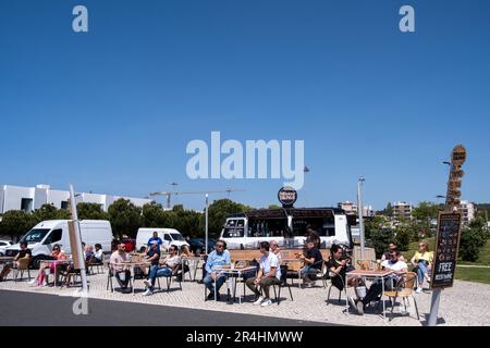 Portugal, Lisbonne, 2022-04-29. Tourisme et vie quotidienne dans les rues de Lisbonne, la capitale portugaise, au printemps. Photo de Martin Bertrand. Portu Banque D'Images