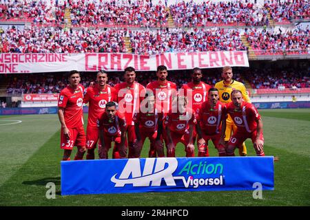 Monza, Italie. 28th mai 2023. AC Monza line up pendant AC Monza vs US Lecce, italian soccer série A match à Monza, Italie, 28 mai 2023 Credit: Independent photo Agency/Alamy Live News Banque D'Images