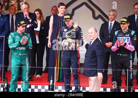 Montecarlo, Monaco. 28th mai 2023. Podium pendant le GP de Monaco, 25-28 mai 2023 à Montecarlo, championnat du monde de Formule 1 2023. Crédit : Agence photo indépendante/Alamy Live News Banque D'Images