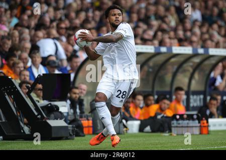 Leeds, Royaume-Uni. 28th mai 2023. Weston McKennie #28 de Leeds United prend le long chemin pendant le match de Premier League Leeds United contre Tottenham Hotspur à Elland Road, Leeds, Royaume-Uni, 28th mai 2023 (photo de James Heaton/News Images) à Leeds, Royaume-Uni le 5/28/2023. (Photo de James Heaton/News Images/Sipa USA) crédit: SIPA USA/Alay Live News Banque D'Images